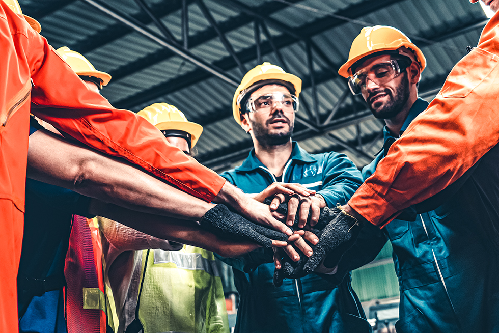 Green Pile - Team Hand in Hand
